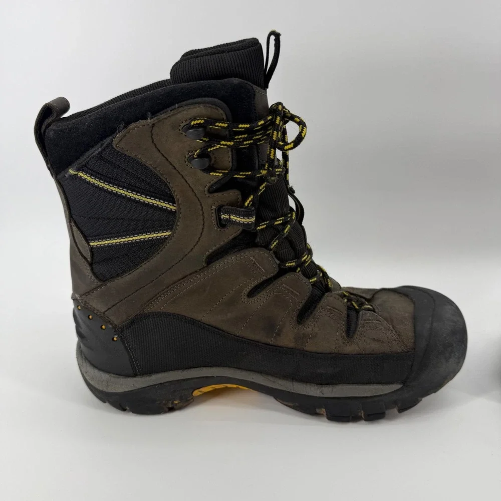 KEEN Summit County Mens 11 Winter Boots Waterproof‎ 400g Insulated Brown 1002646